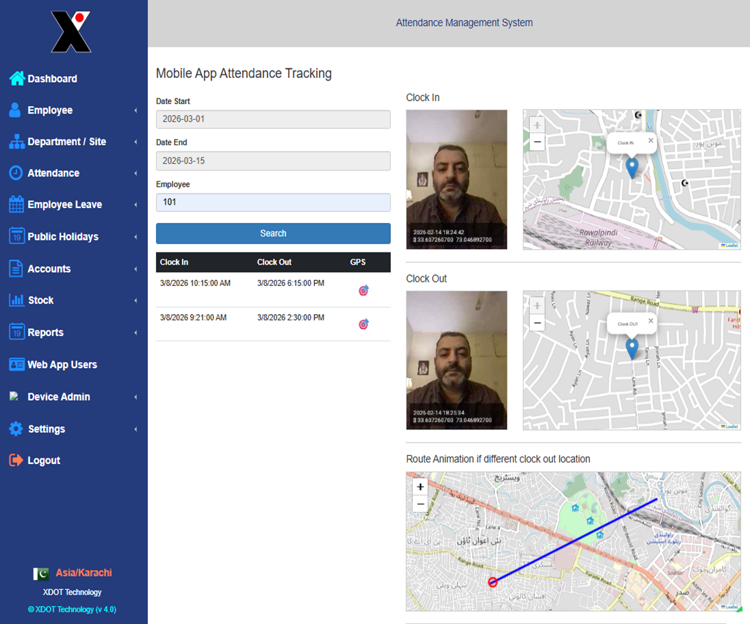 GPS location
